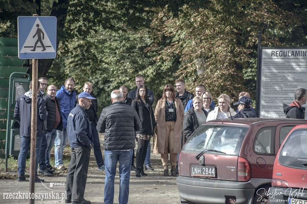Ewakuacja komendy policji