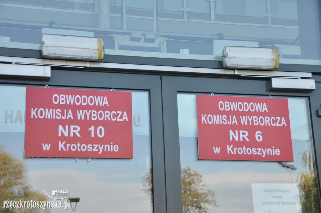 Wybory do Sejmu i Senatu. Mieszkańcy Krotoszyna głosują