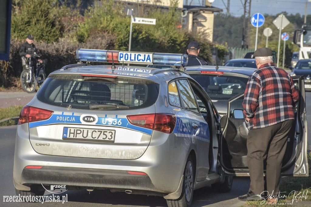 Auto uderzyło w motocykl
