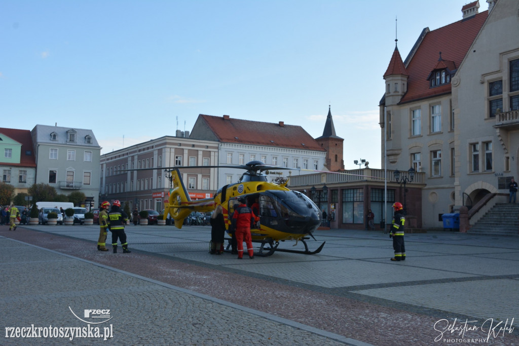 Helikopter LPR lądował na Rynku