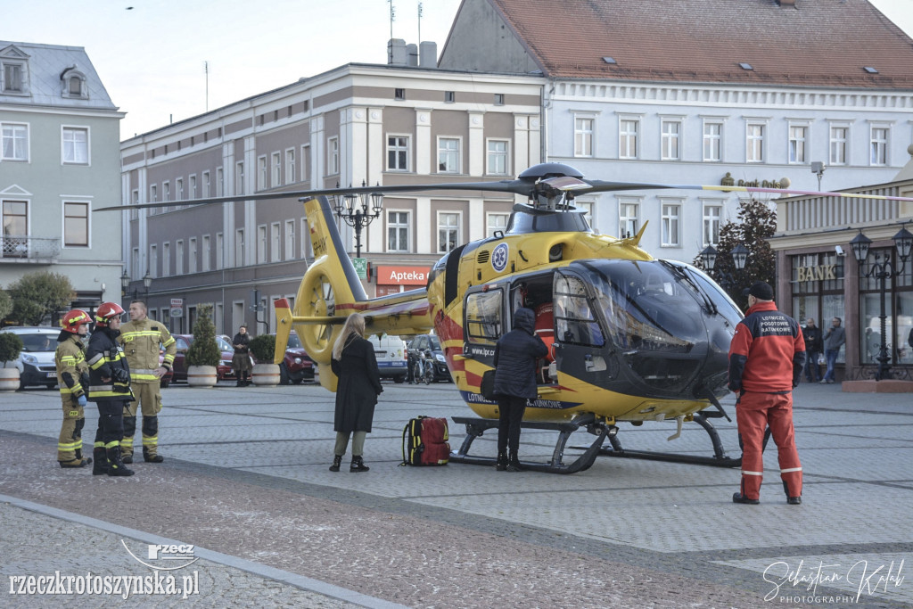 Helikopter LPR lądował na Rynku
