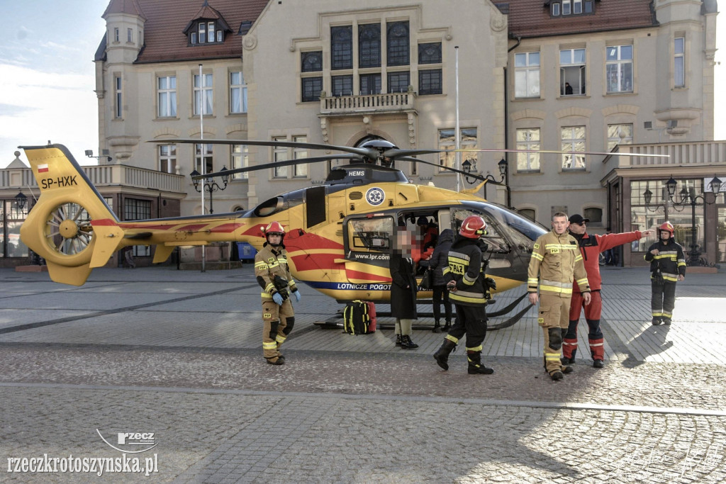 Helikopter LPR lądował na Rynku
