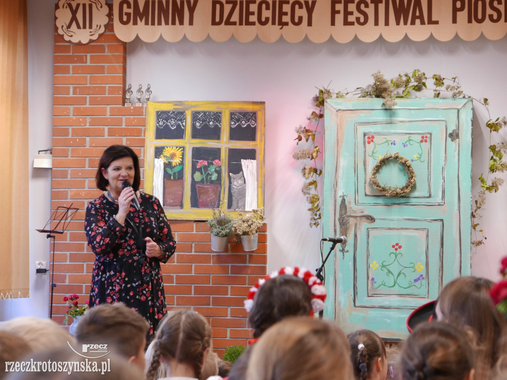 Gminny festiwal piosenki dziecięcej w Biadkach