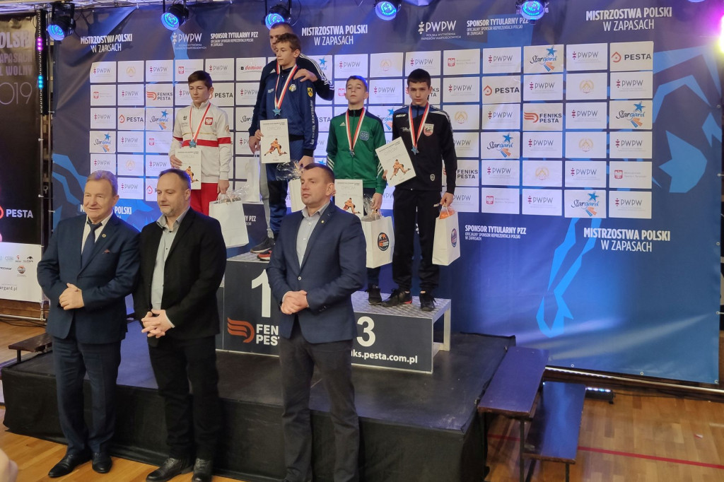 MP młodzików w zapasach.  3 medale naszych klubów