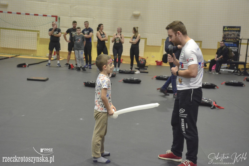Trening rodzinny dla małego Marcela