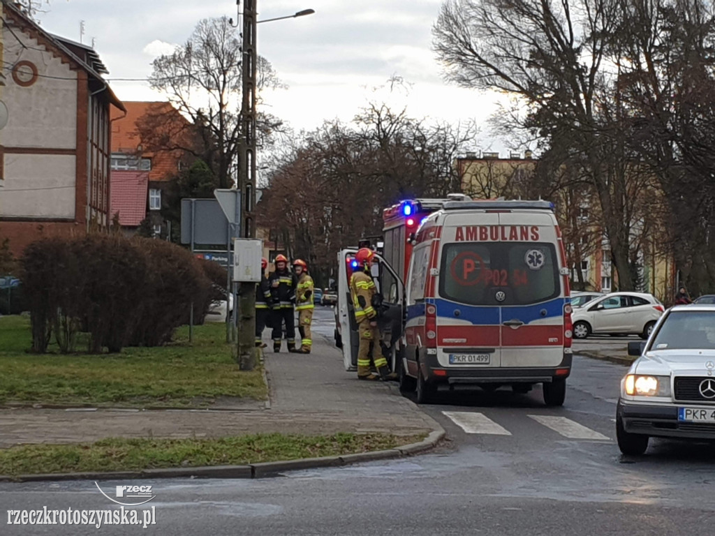Interwencja lotniczego pogotowia w Krotoszynie