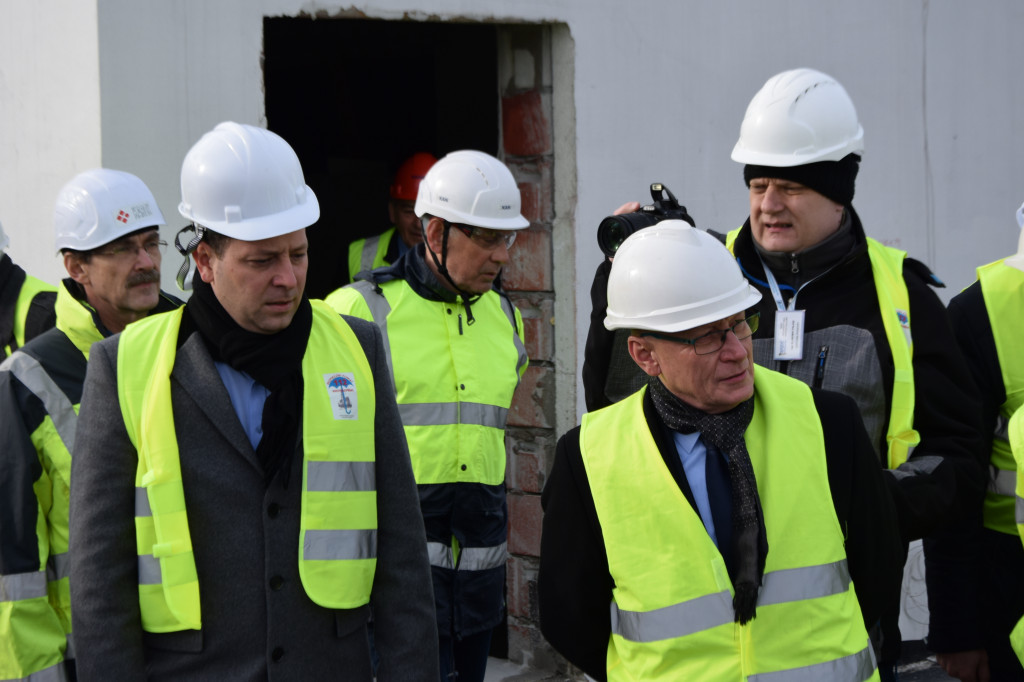 Nowe skrzydło szpitala od wewnątrz