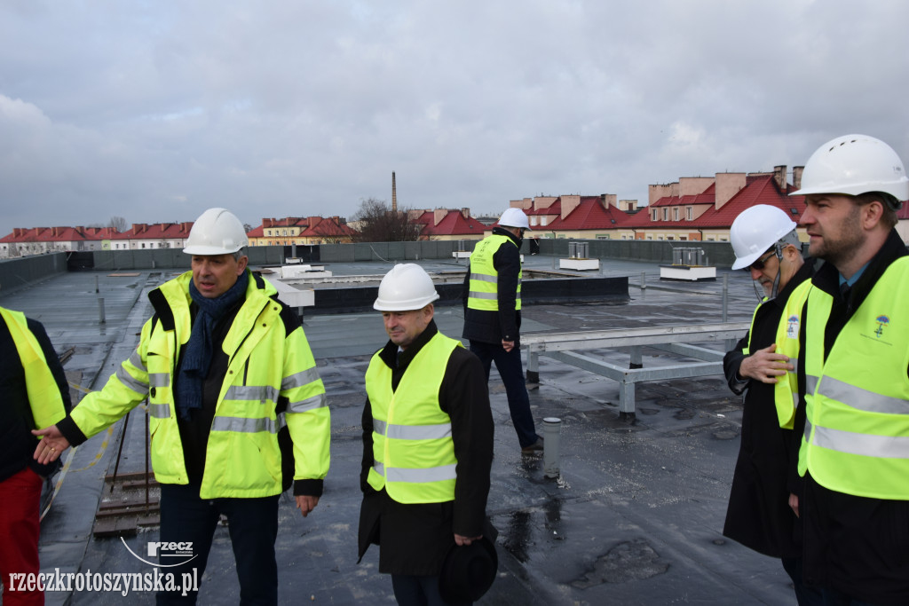 Nowe skrzydło szpitala od wewnątrz