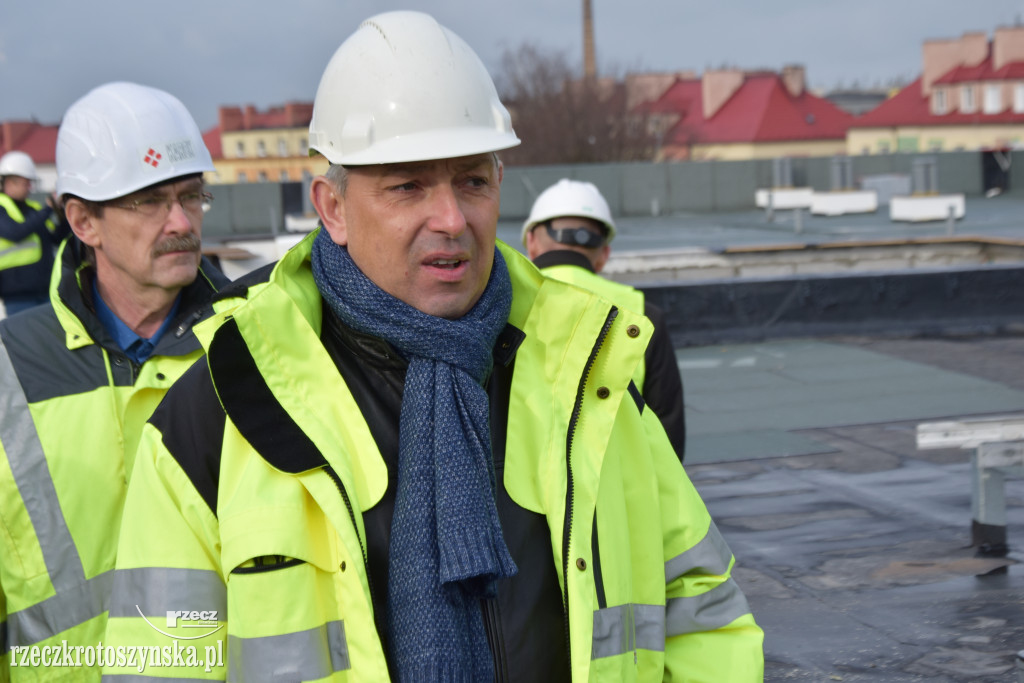 Nowe skrzydło szpitala od wewnątrz