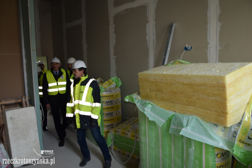 Nowe skrzydło szpitala od wewnątrz