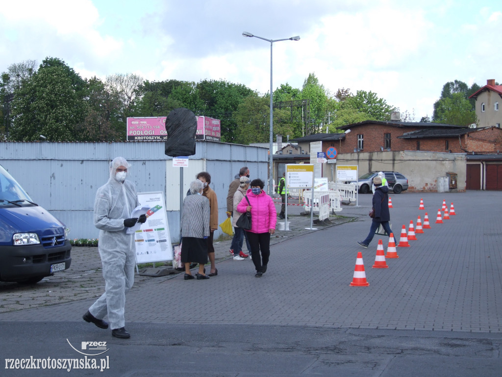 100 osób skorzystało z punktu wymazowego na targowisku w Krotoszynie