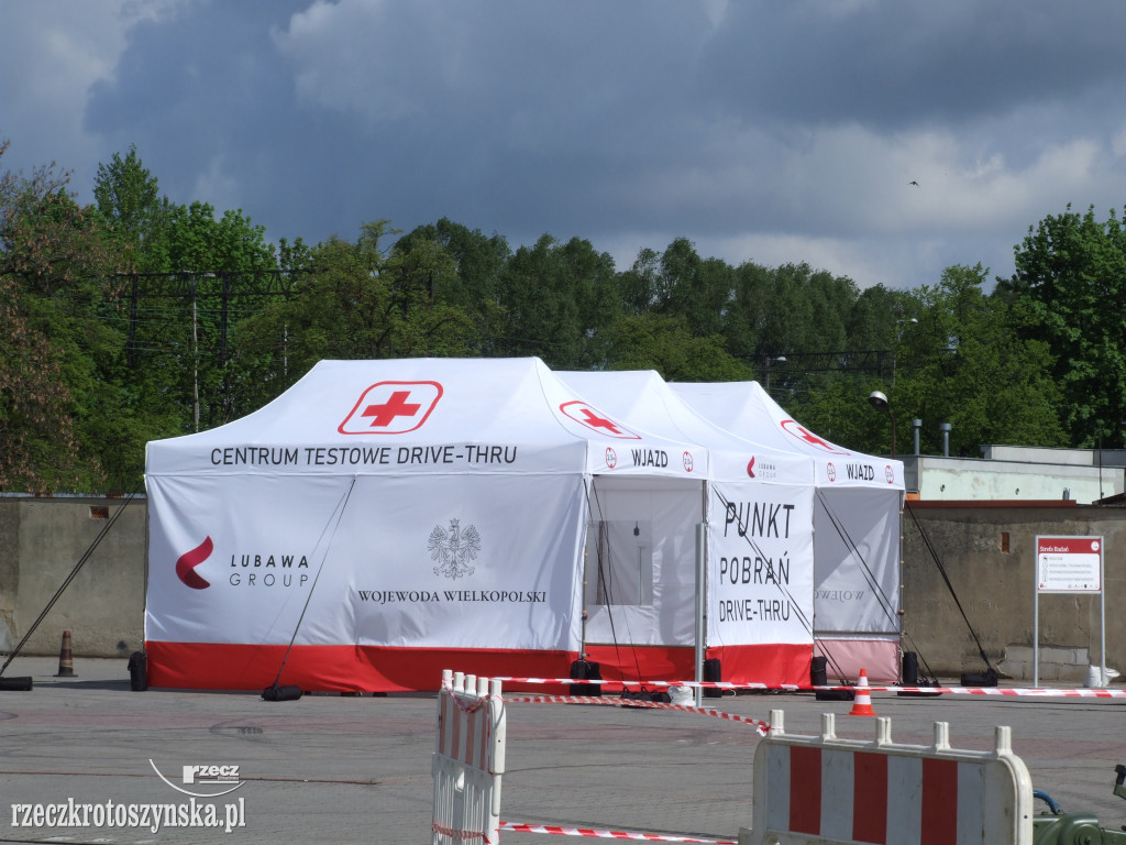 100 osób skorzystało z punktu wymazowego na targowisku w Krotoszynie