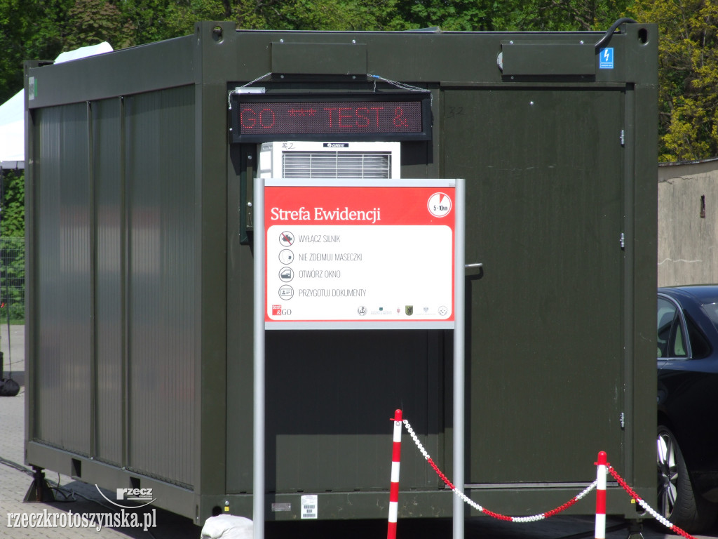 100 osób skorzystało z punktu wymazowego na targowisku w Krotoszynie
