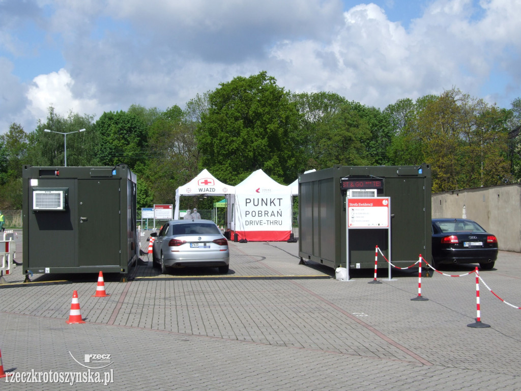 100 osób skorzystało z punktu wymazowego na targowisku w Krotoszynie