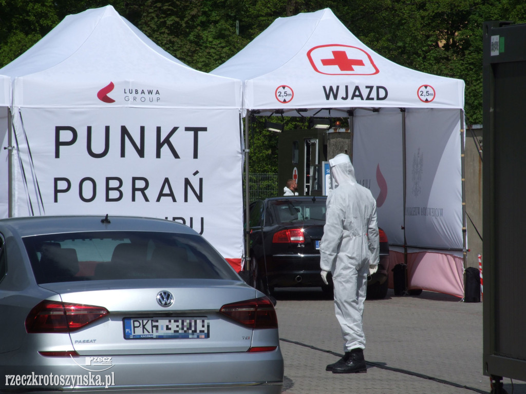 100 osób skorzystało z punktu wymazowego na targowisku w Krotoszynie