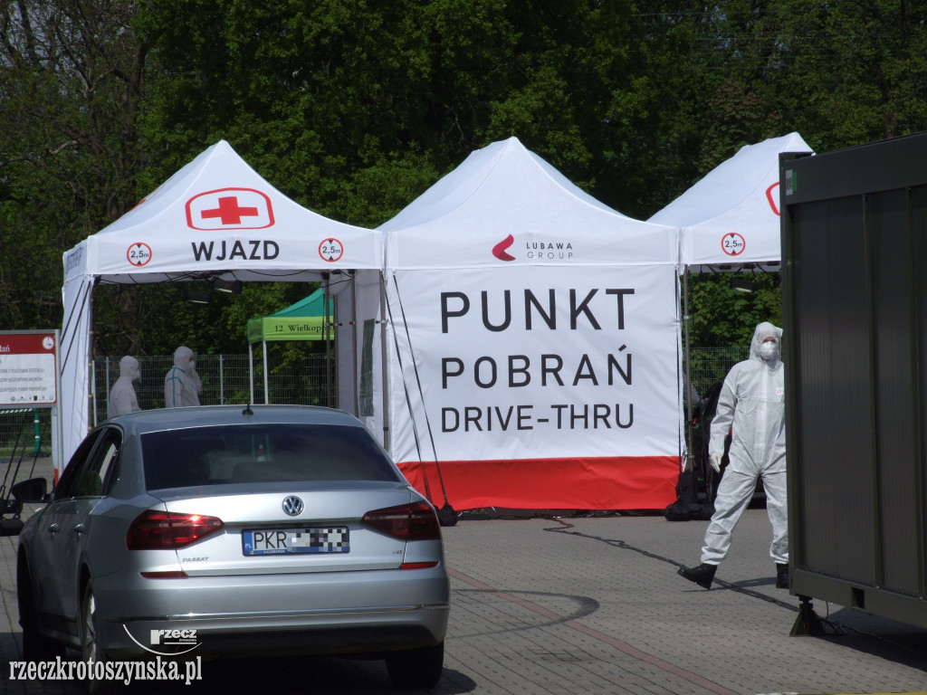 100 osób skorzystało z punktu wymazowego na targowisku w Krotoszynie