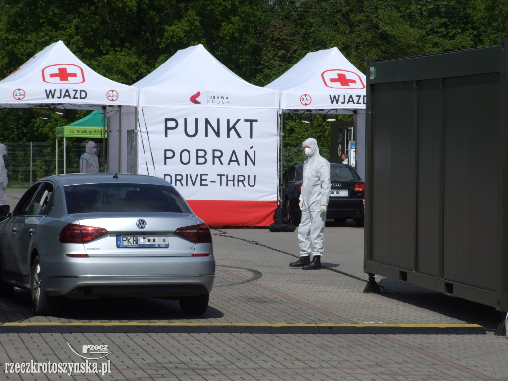 100 osób skorzystało z punktu wymazowego na targowisku w Krotoszynie