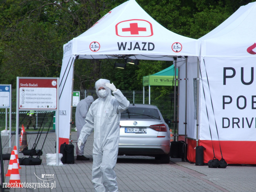 100 osób skorzystało z punktu wymazowego na targowisku w Krotoszynie