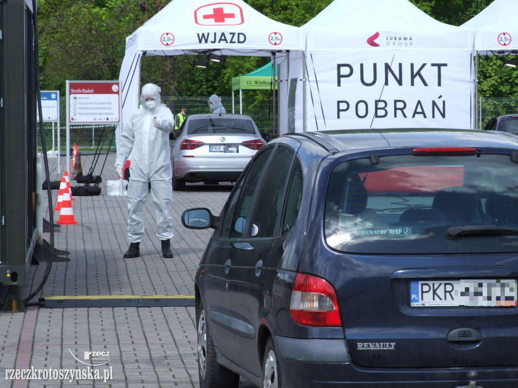 100 osób skorzystało z punktu wymazowego na targowisku w Krotoszynie
