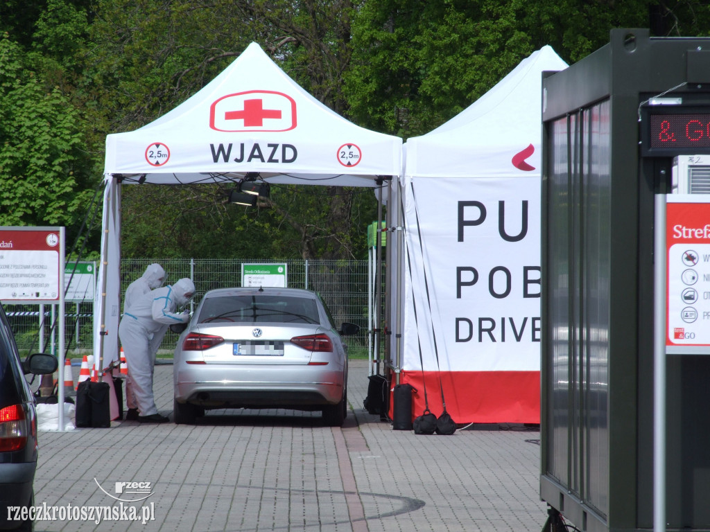100 osób skorzystało z punktu wymazowego na targowisku w Krotoszynie