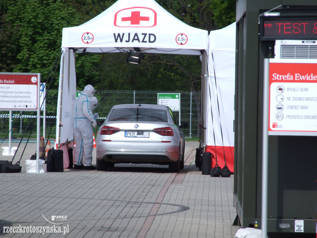 100 osób skorzystało z punktu wymazowego na targowisku w Krotoszynie