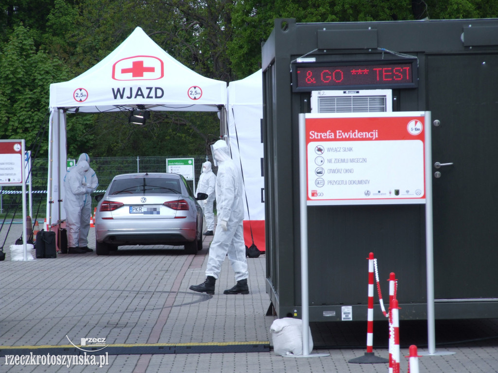 100 osób skorzystało z punktu wymazowego na targowisku w Krotoszynie