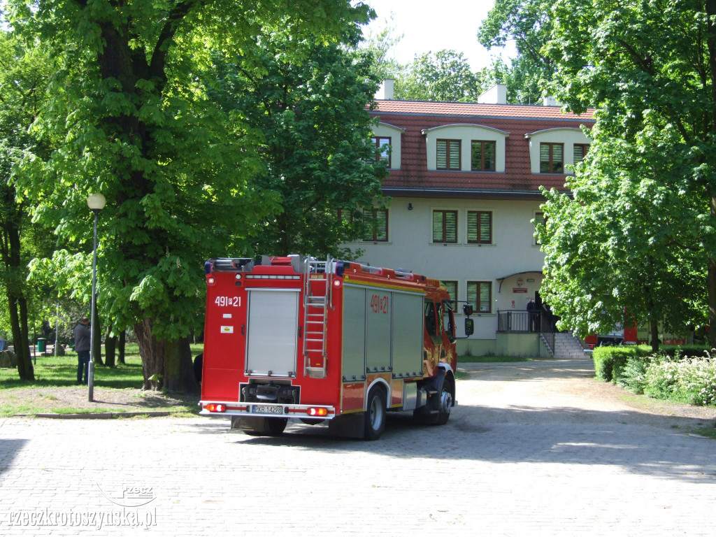 Zadymienie w budynku prokuratury