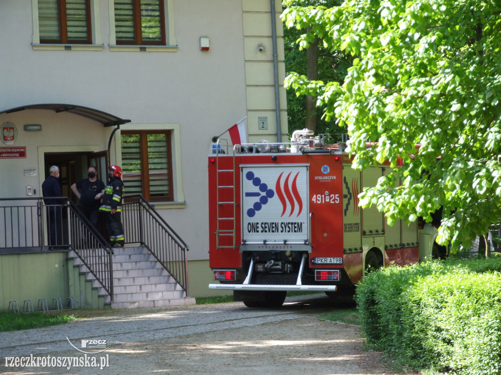 Zadymienie w budynku prokuratury