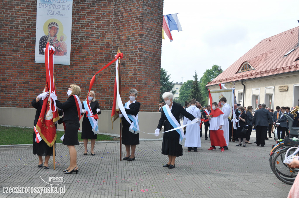Procesja Bożego Ciała w krotoszyńskiej Bazylice Mniejszej