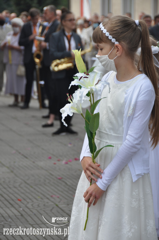 Procesja Bożego Ciała w krotoszyńskiej Bazylice Mniejszej