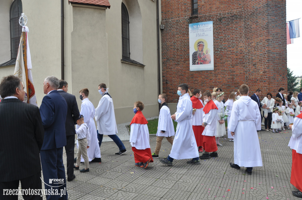 Procesja Bożego Ciała w krotoszyńskiej Bazylice Mniejszej