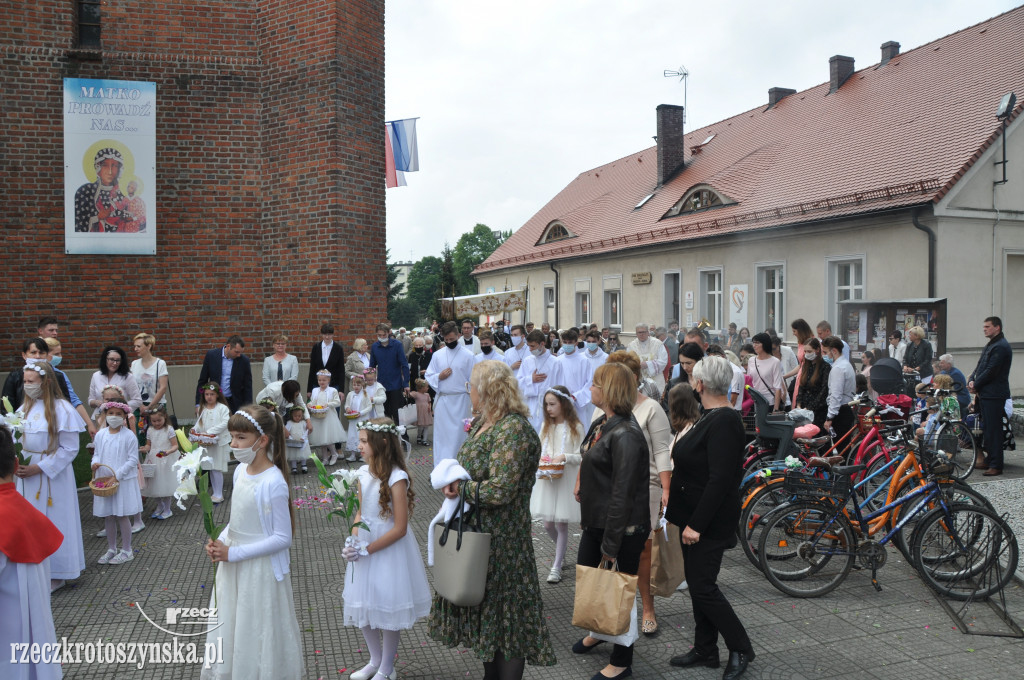 Procesja Bożego Ciała w krotoszyńskiej Bazylice Mniejszej
