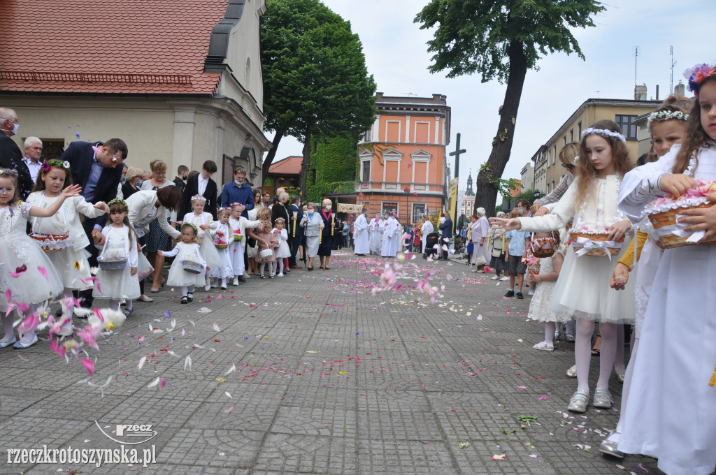 Procesja Bożego Ciała w krotoszyńskiej Bazylice Mniejszej