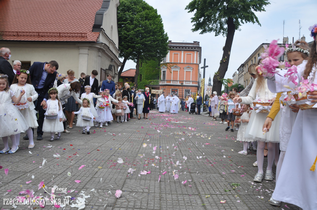 Procesja Bożego Ciała w krotoszyńskiej Bazylice Mniejszej