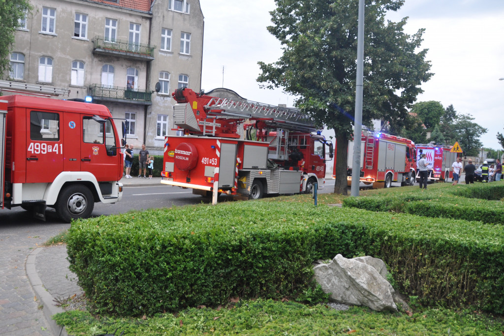 Alarm pożarowy w przedszkolu na ul. Kołłątaja