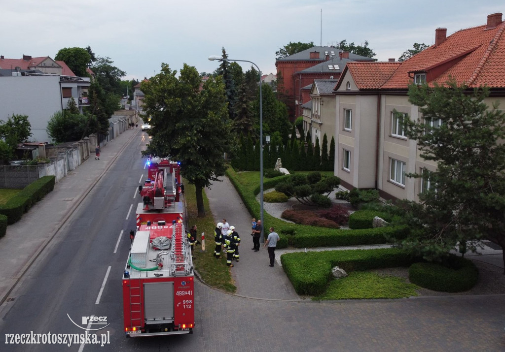 Alarm pożarowy w przedszkolu na ul. Kołłątaja