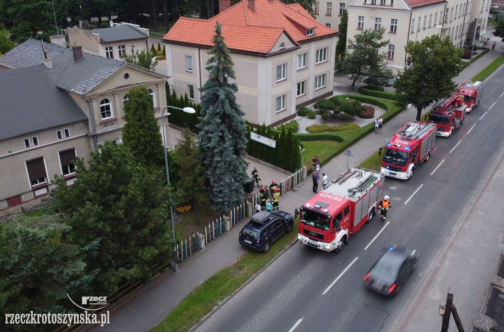 Alarm pożarowy w przedszkolu na ul. Kołłątaja