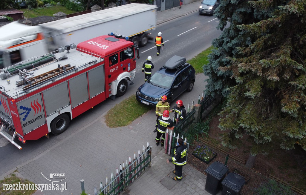 Alarm pożarowy w przedszkolu na ul. Kołłątaja