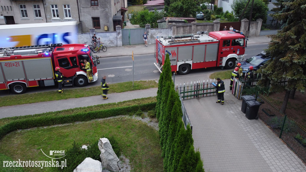 Alarm pożarowy w przedszkolu na ul. Kołłątaja