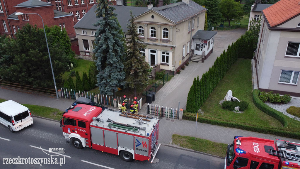 Alarm pożarowy w przedszkolu na ul. Kołłątaja