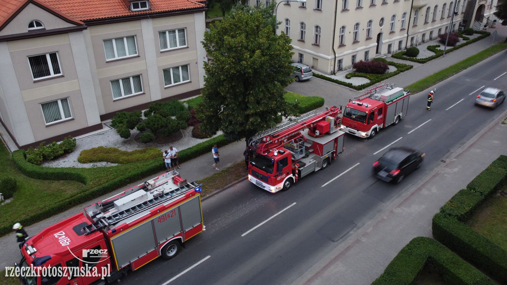 Alarm pożarowy w przedszkolu na ul. Kołłątaja