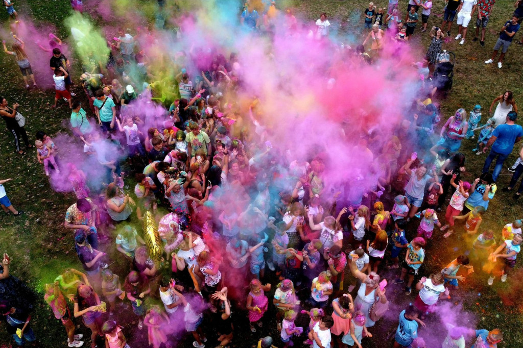 Festiwal kolorów w krotoszyńskim parku