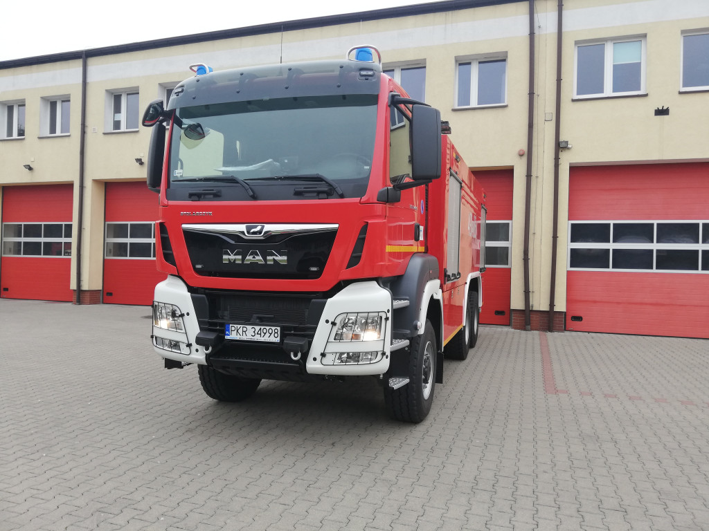 Nowe auto krotoszyńskch strażaków