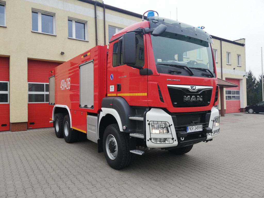 Nowe auto krotoszyńskch strażaków