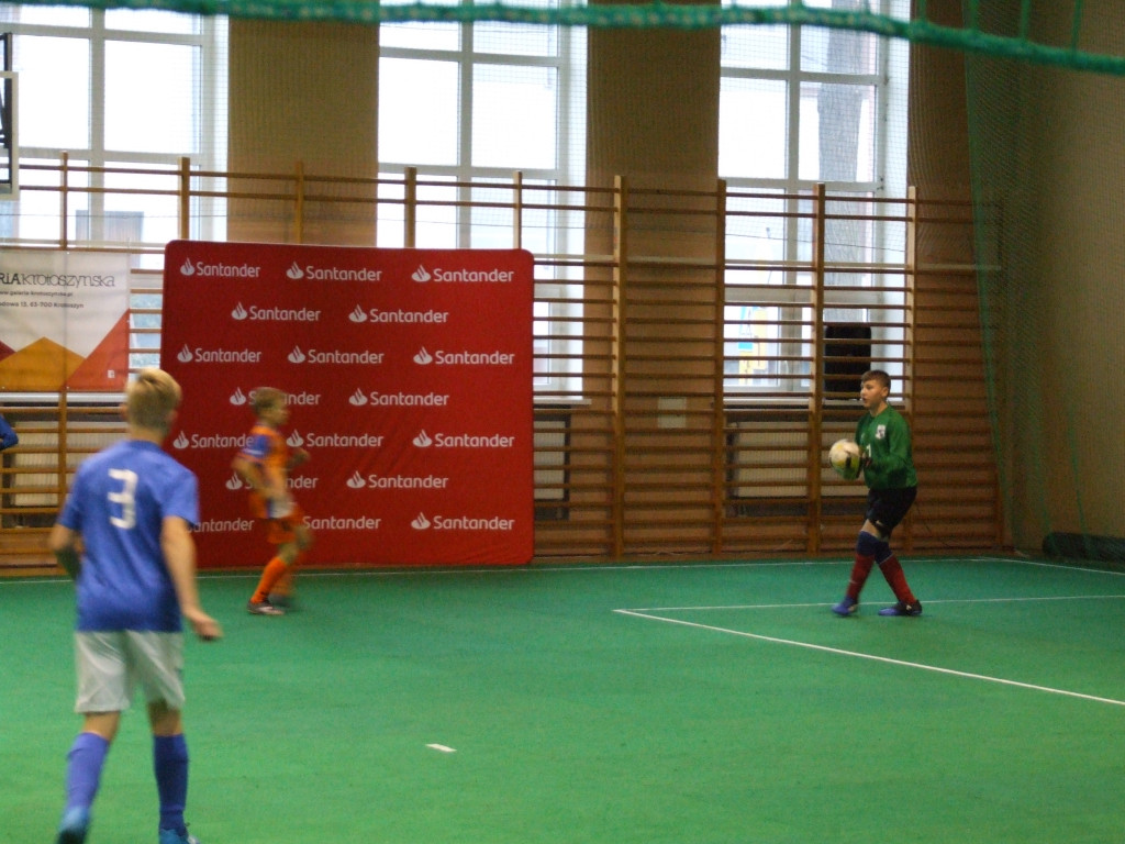 Halowy turniej piłkarski Santander Cup 2018
