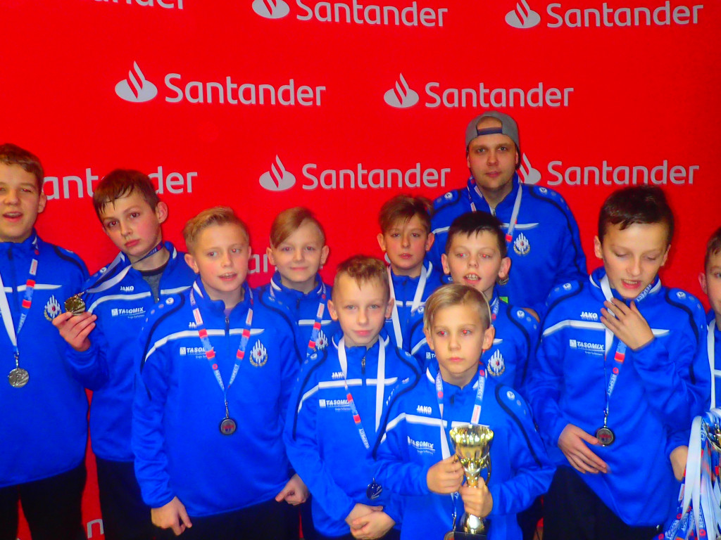 Halowy turniej piłkarski Santander Cup 2018