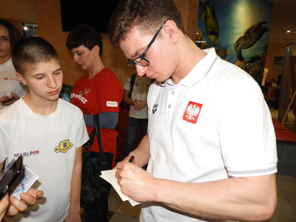 Maraton pływacki na Wodniku z Otylią i Olivierem