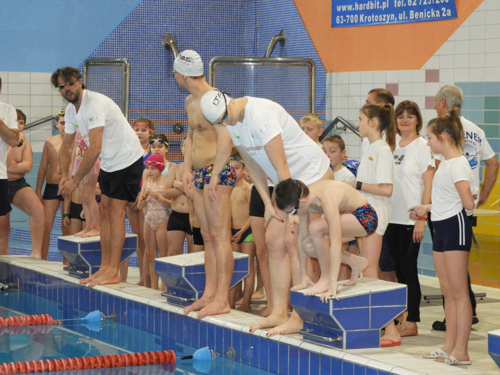 Maraton pływacki na Wodniku z Otylią i Olivierem