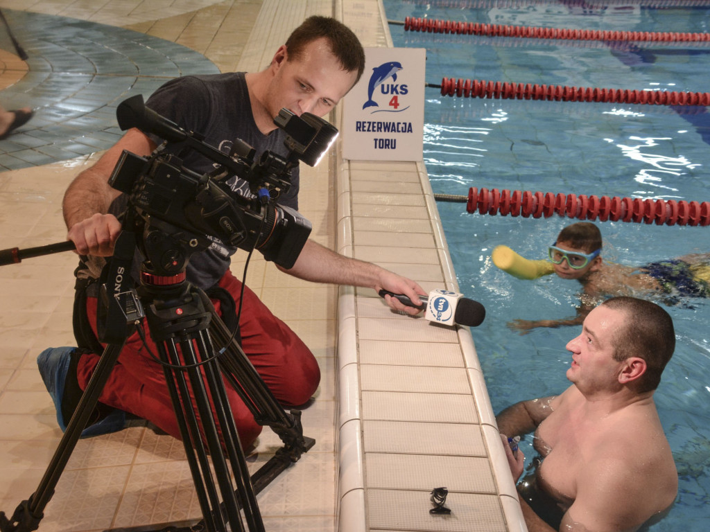 Maraton pływacki na Wodniku z Otylią i Olivierem