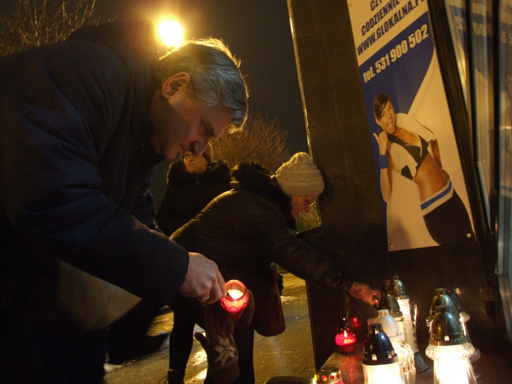 Krotoszynianie uczcili pamięć zamordowanego prezydenta Gdańska